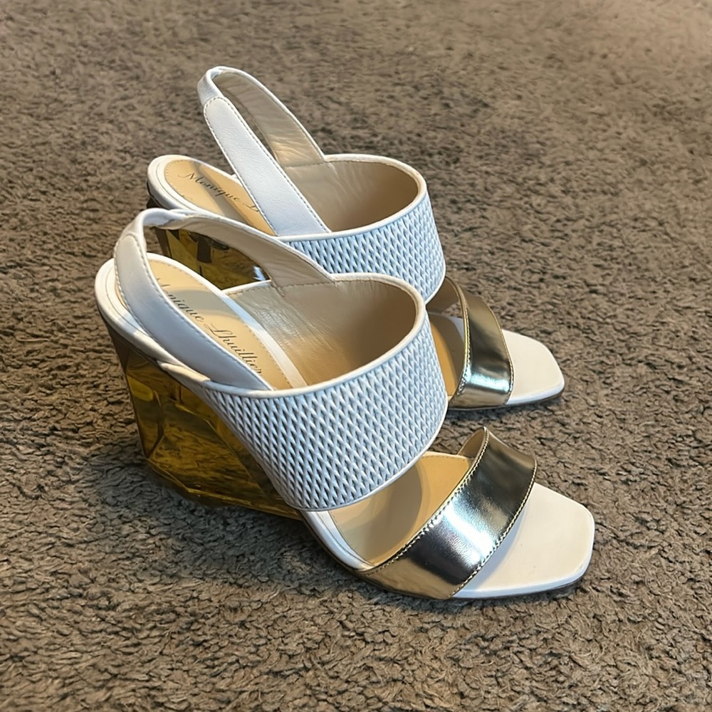 Monique Lhuillier Strappy Sandals